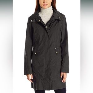 Black Cole Haan Rain Jacket
